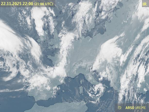Satelitska slika oblačnosti
