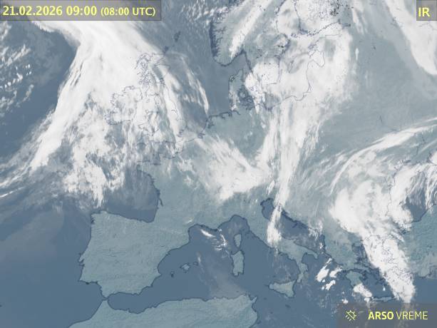 Satelitska slika oblačnosti