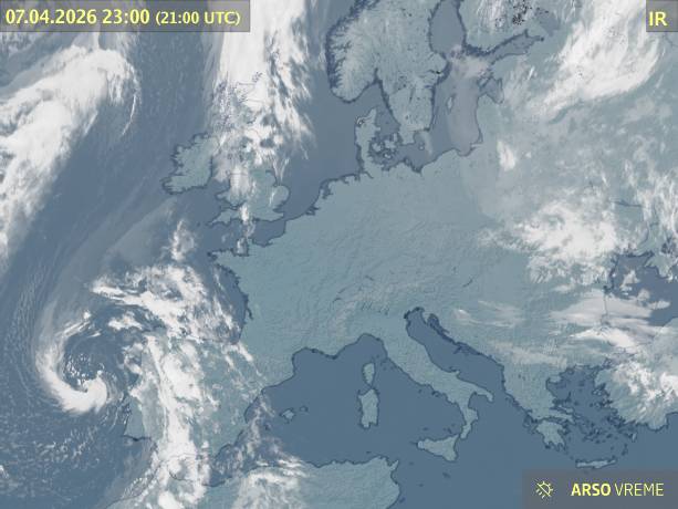 Satelitska slika oblačnosti